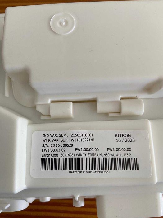 Módulo programação máquina roupa