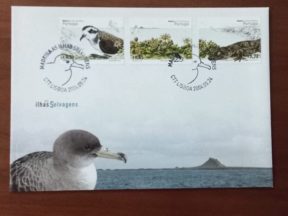 Filatelia - FDC - Emissão: Madeira - As Ilhas Selvagens