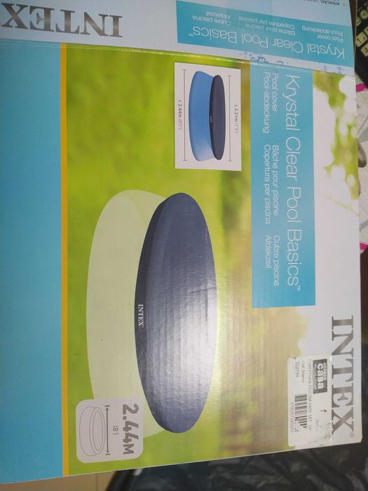 Vendo Capa Piscina Intex 2,44m Semi-Nova