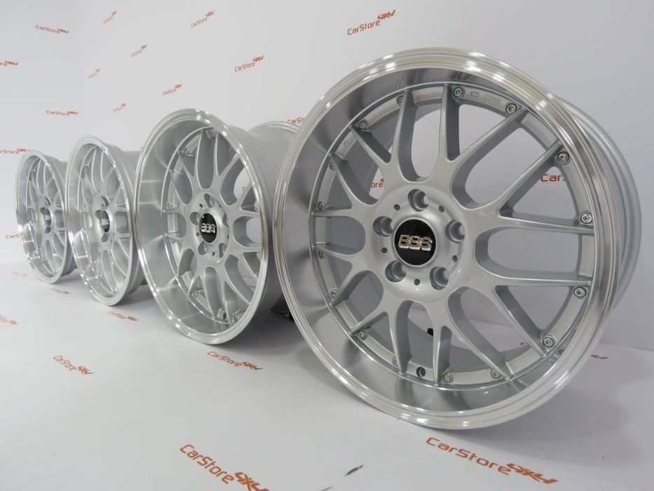 Jante Look BBS RS GT 18 8 +9 et35 5x120 Silver