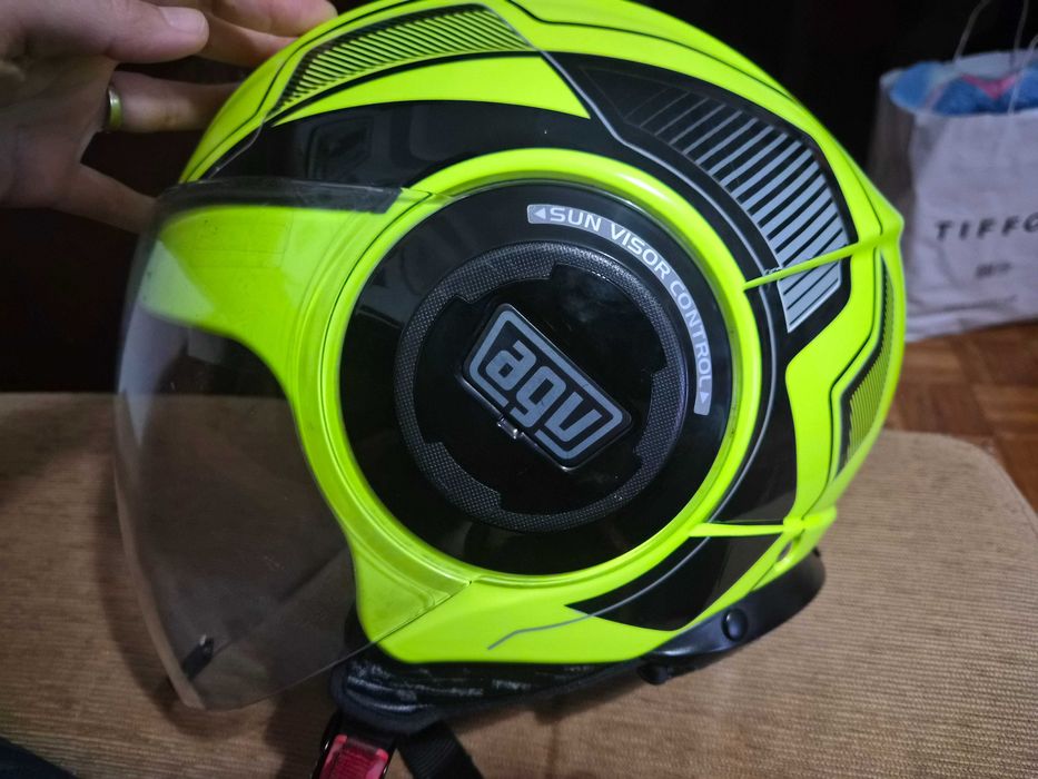 Capacete aberto AGV City Fluid Soho Jet tamanho XL USADO