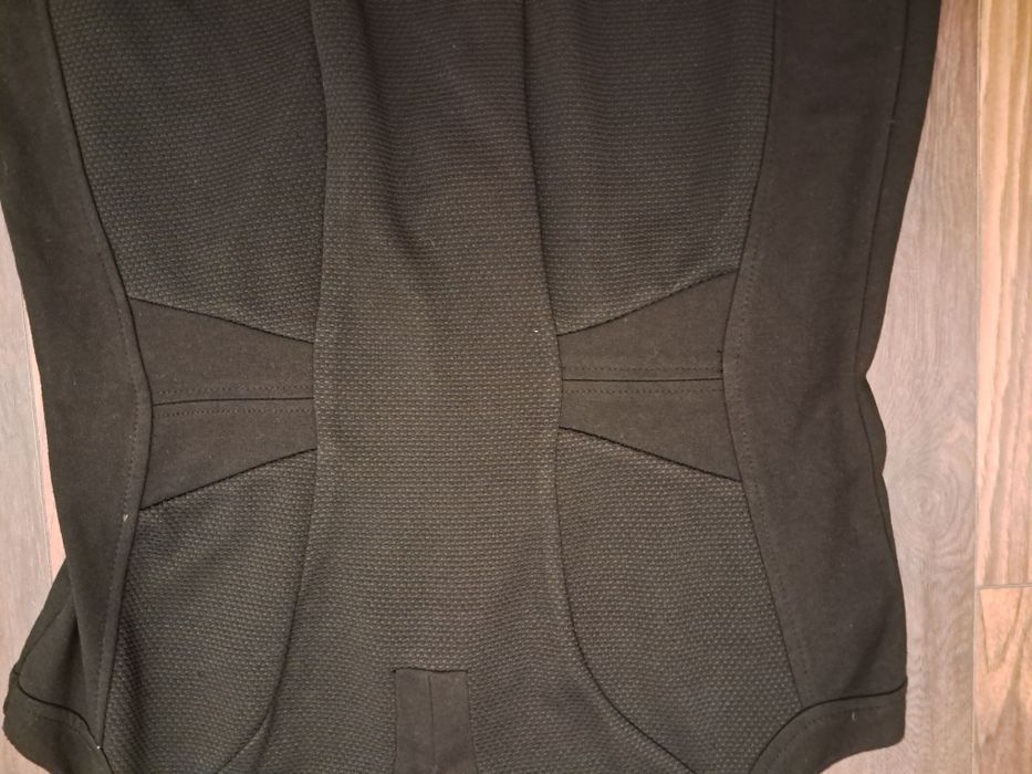 Elegancka czarna sukienka XXL damska
