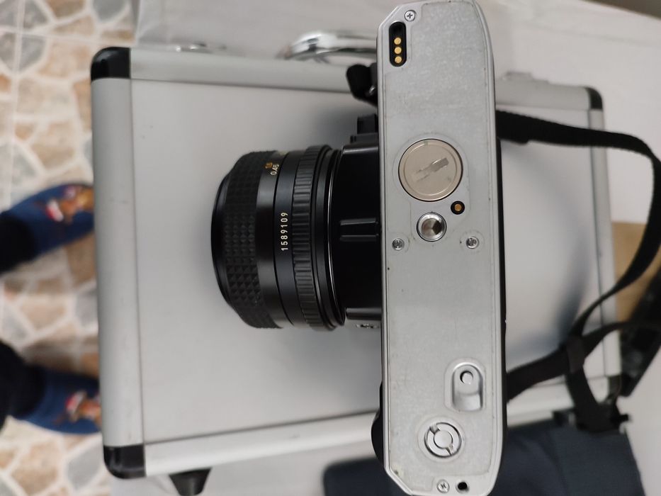 Máquina fotográfica minolta x500 de rolo