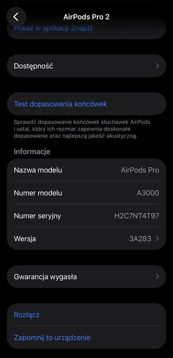 Sluchawki Apple AirPods pro 2