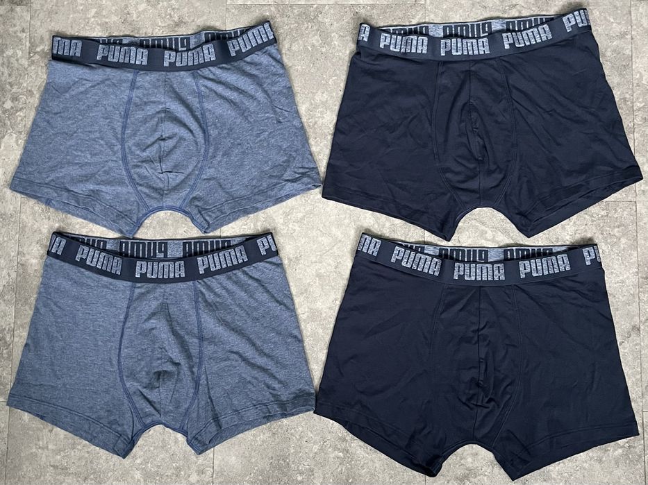 Nowe oryginalne bokserki męskie Puma 4szt. roz.L
