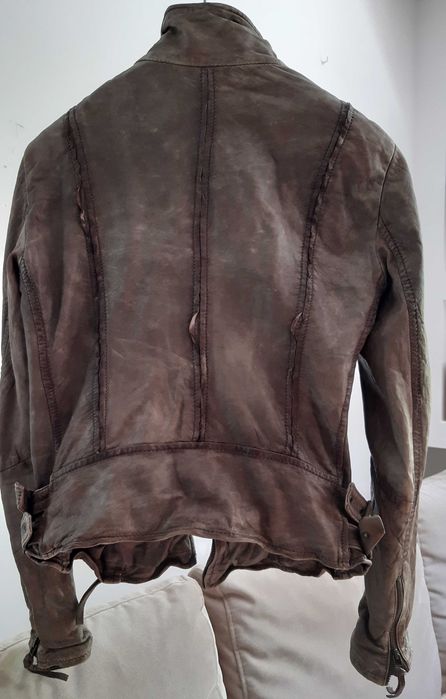 ESPRIT kurtka typu BIKER - skóra