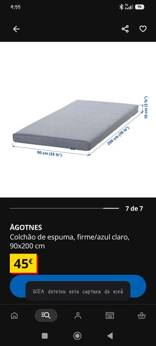 Cama de solteiro simples
