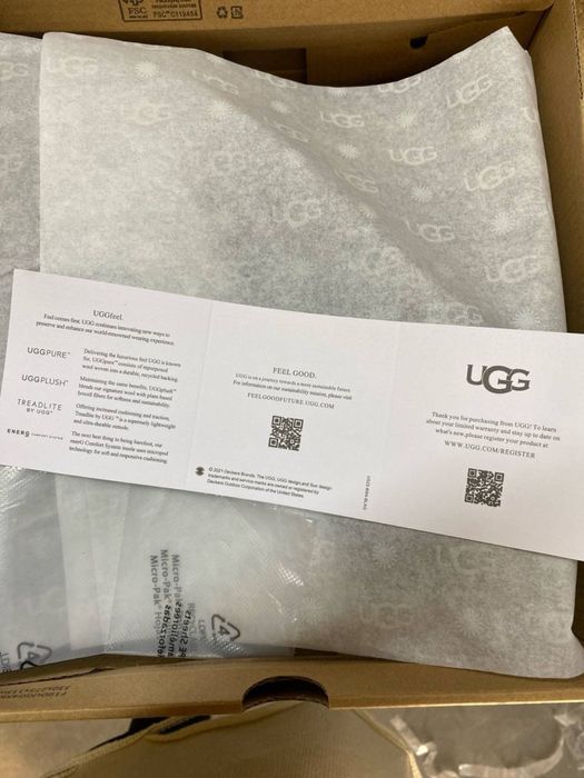 Оригінал UGG classic ultra mini короткі уггі чорні натуральні