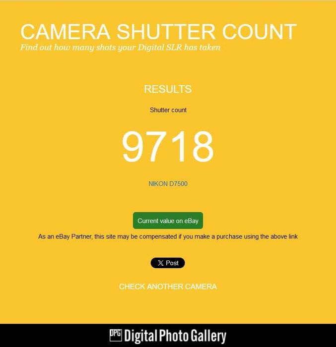 NIKON D7500 wykonał 9.718 zdjęć JAK NOWY