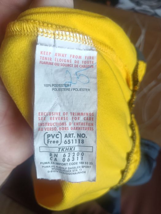 Bluza puma XL czarno-żółta