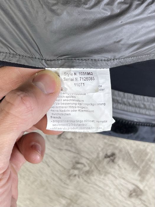 Mammut gore-tex куртка ветровка S размер трекинговая серая