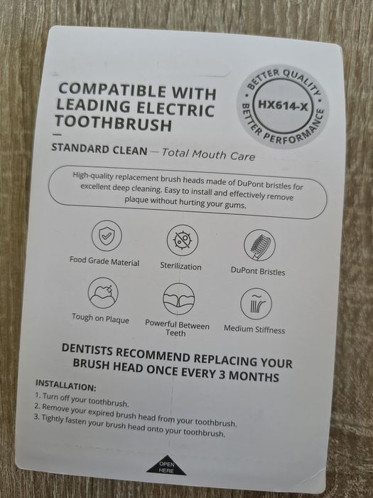 Końcówka szczoteczki sonicznej 6szt.