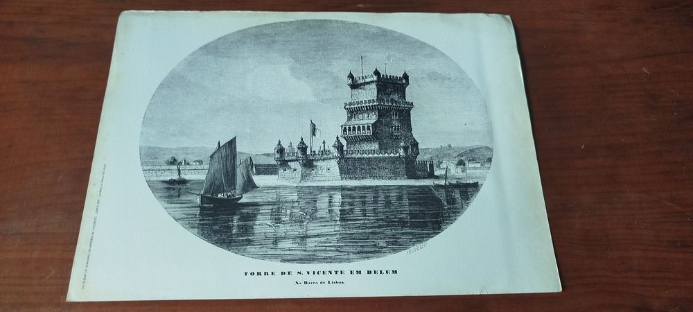 4 Gravuras do Álbum de J. Pedrozo 1867