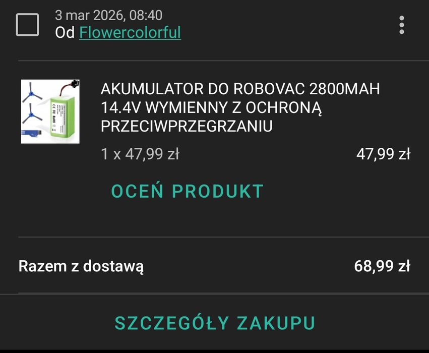 Robot sprzątający Eufy RoboVac 35C | WiFi | NOWA BATERIA | Stan BDB