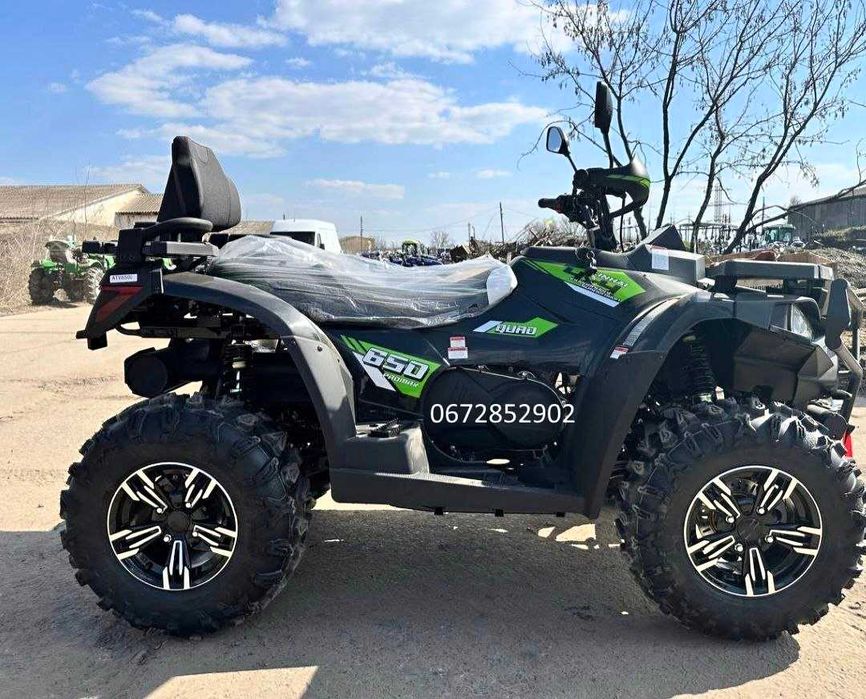 Квадроцикл Linhai ATV 650 L EFI EPS (4х4, 600 см³, електропідсилювач EPS) інжектор BOSCH, лебідка, фаркоп, литі диски 14 Безкоштовна доставка, Лінхай