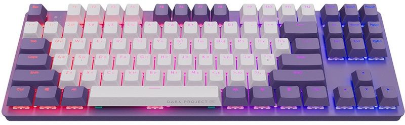 Клавиатура игровая Dark Project KD87A Violet/Grey (+КАСТОМ)