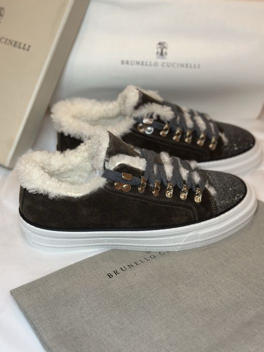 Зимові кеди Brunello Cucinelli ,зимние кеды , зимние кроссовки