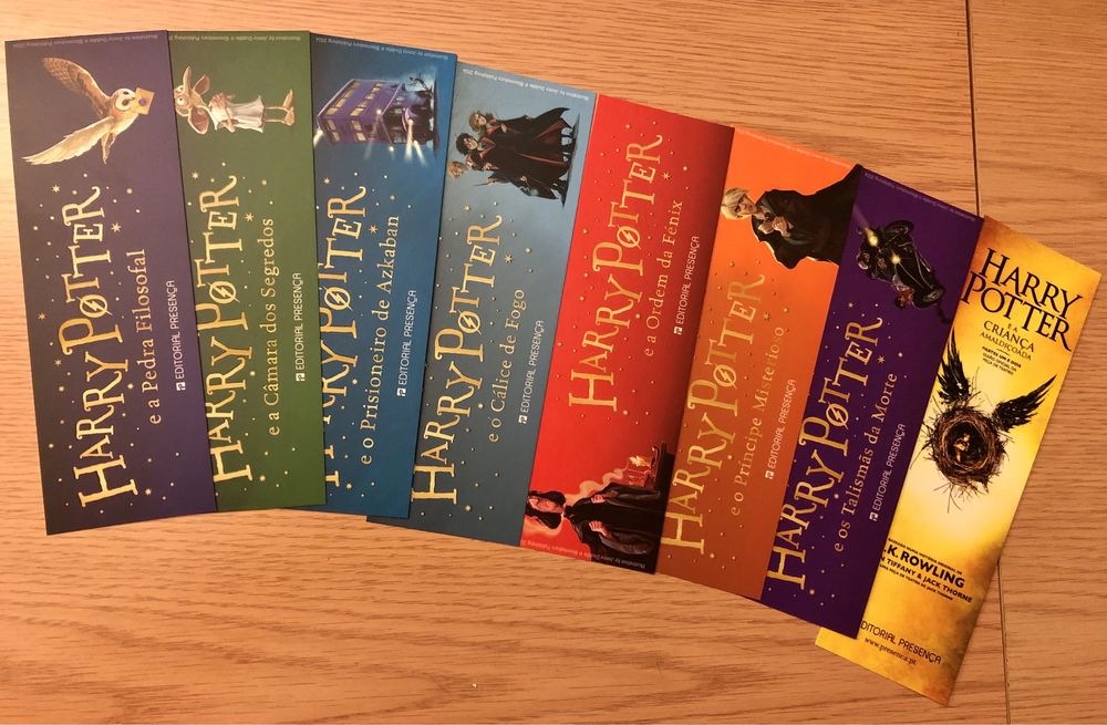 Coleção Harry Potter - 10 Marcadores de livros