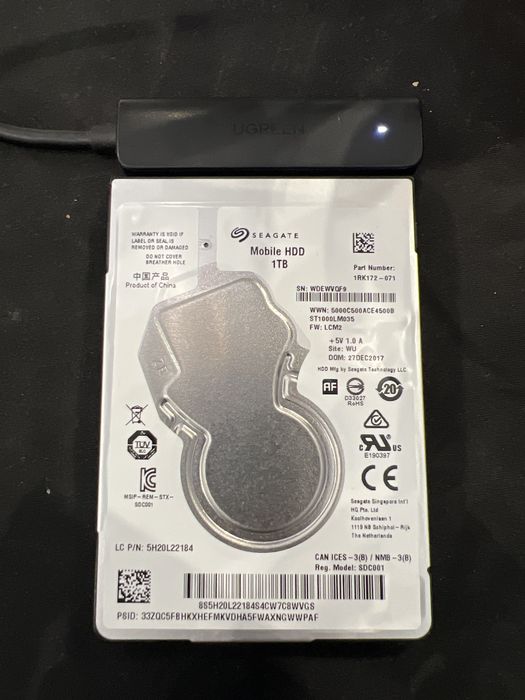 Dysk Twardy SEAGATE Laptop SSHD 1TB