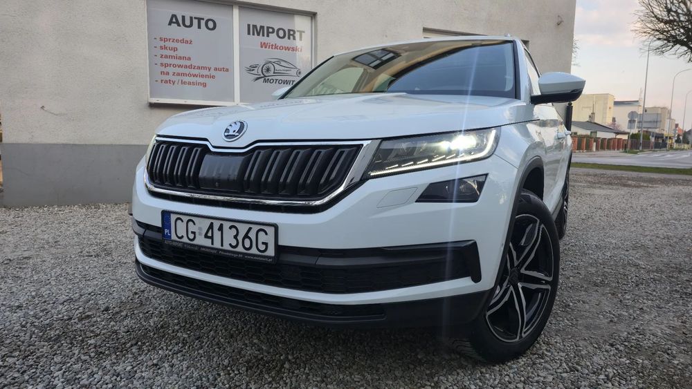 Skoda Kodiaq 2,0 TDI 150 KM  4X4 NAVI Full LED manual zarejestrowany