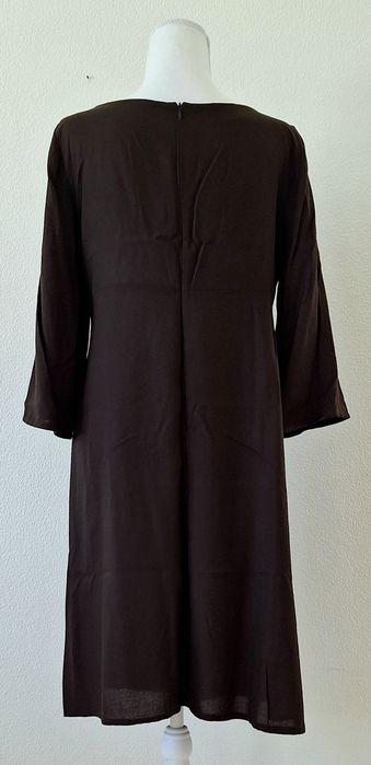 Vestido castanho (Mango)