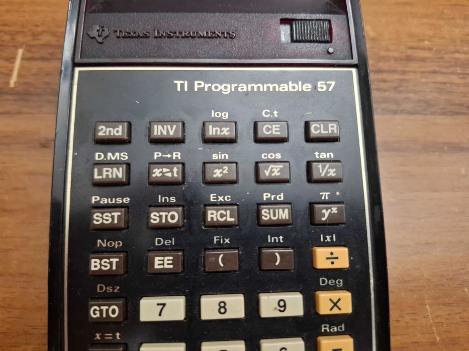 Zabytkowy kalkulator Texas Instruments Ti Programmable 57