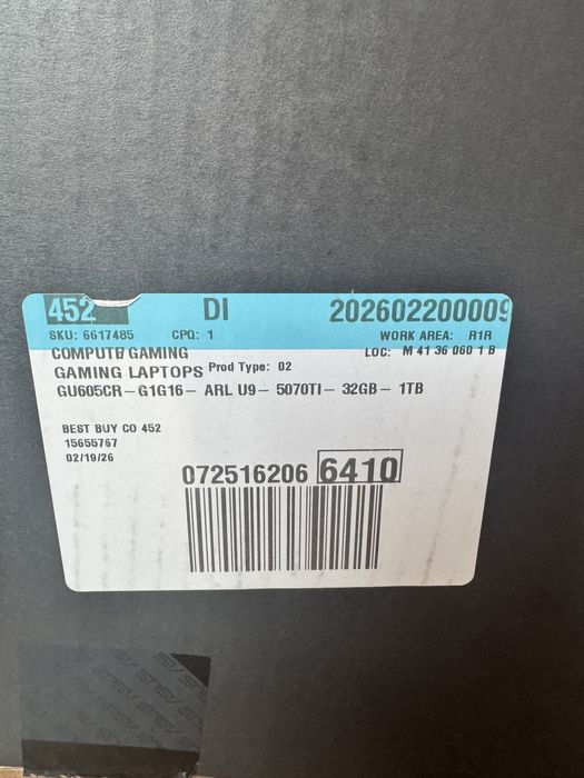 Ігровий ноутбук ASUS (GAMING NOTEBOOK) модель GU605CR