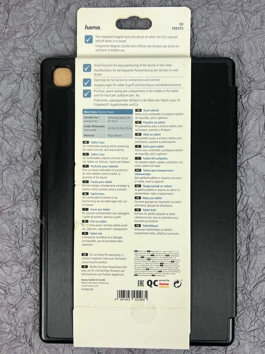 Etui Pokrowiec na Tablet Samsung Galaxy Tab A7 10,4 Rysik Hama