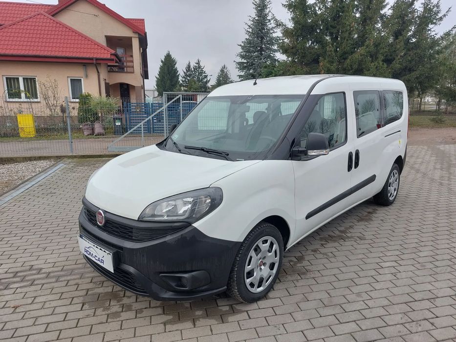 Fiat Doblo MAXI, 5-osobowy, Polski salon, Serwisowany, FV 23%.