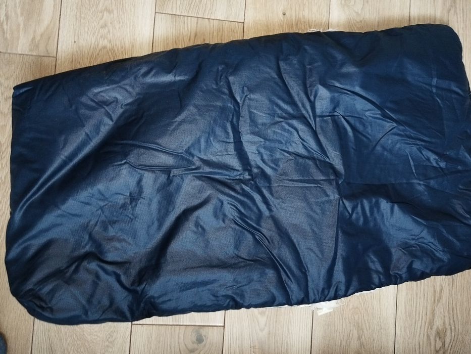 Tanio! Okazja Śpiwór śpiworek do wózka granat i biel