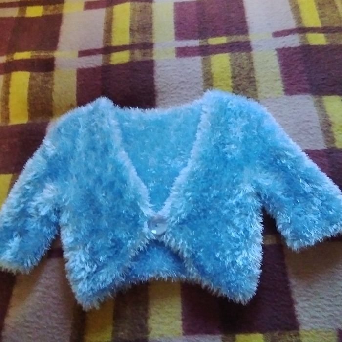 Болеро из пряжи "травка"