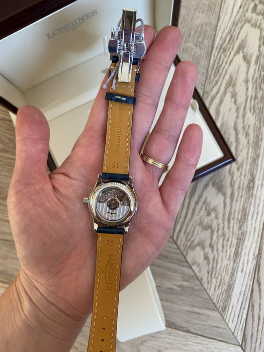 Longines oryginalny zegarek 29 mm koperta nowy diamenty