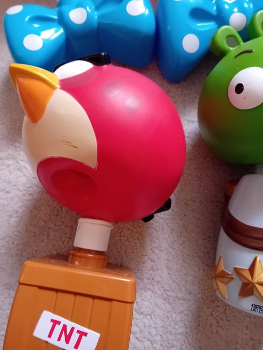 Figurki głowy 5 szt Angry Birds