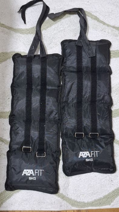 Halteres maleável Tornozelos 5kg cada Musculação Treino