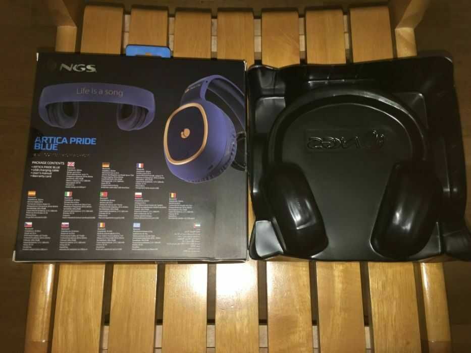 ## auscultadores Ngs artica envy blue (bluetooth) ##