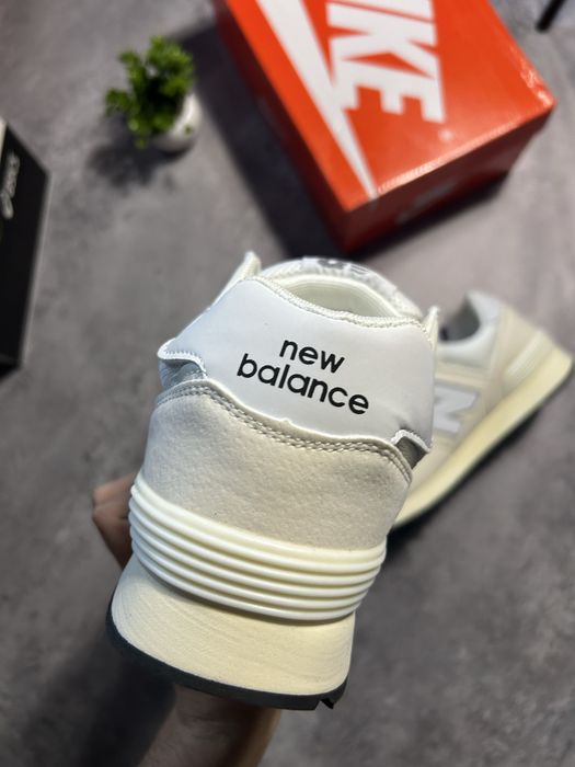 Кросівки New Balance 574 Білі / Кроссовки Нью Баланс 574 / 41,42  / 26 см / Білі / Повсякденні / Retro / Casual