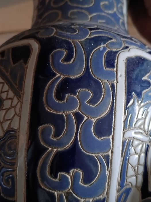 Jarro antigo de 39cm com Dragão Chinês