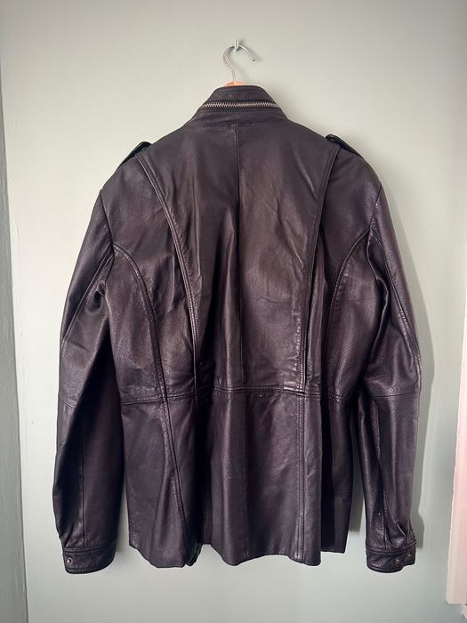 Casaco Hurley pele vintage - L