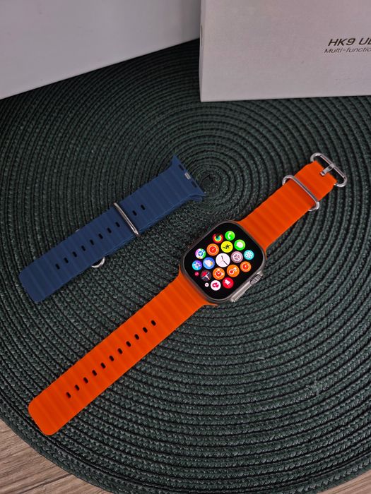Watch HK Ultra2 Max – AMOLED 2,12", połączenia, sport, zdrowie – NOWY