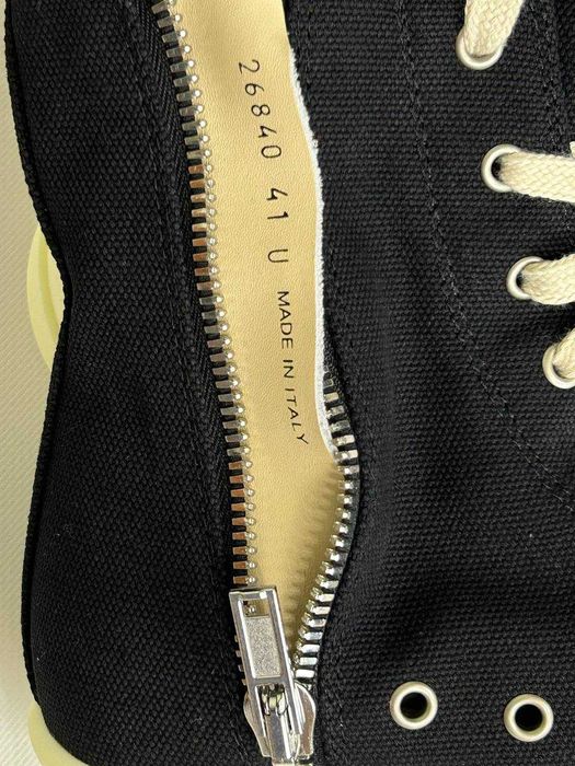 Rick Owens Geobasket Ramones jumbo laces чорні кеди opium archive кеды