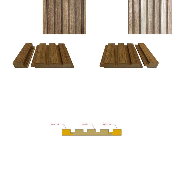 Стеновые рейки. 3D