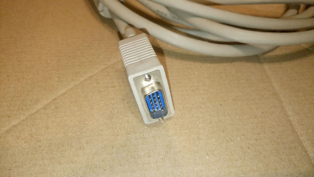 Шнур VGA 5 метров качественный с феритовым фильтром