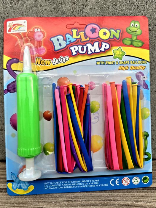 Super zestaw balony do modelowania z pompką nowe