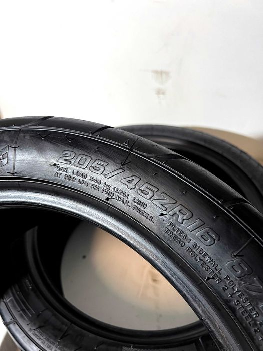 Pneus Semi Slicks Nankang SportNex NS-2R - 205/45/16 - Como NOVOS