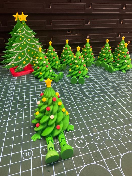 Choinka - ruchome nogi, druk 3D