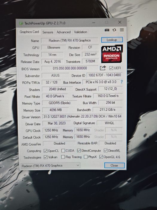 RX 470 rog strix