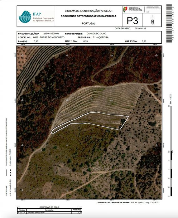 Vendo um terreno em sequeiros