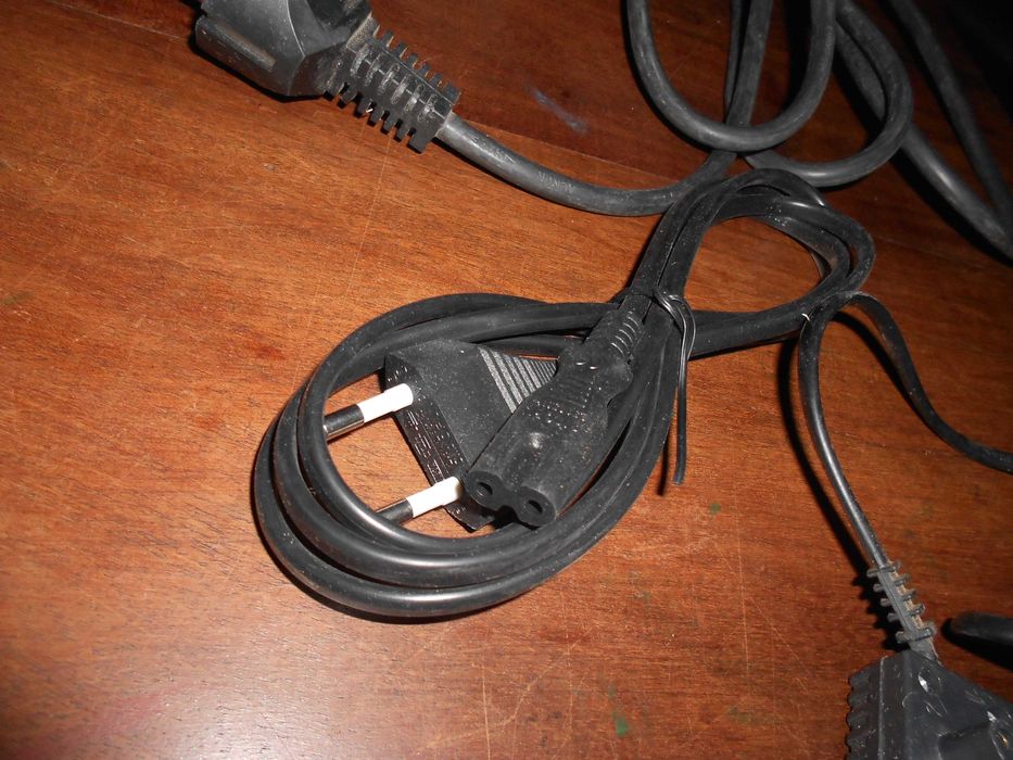 Cabo fio alimentação power pc computador radio aparelhagem