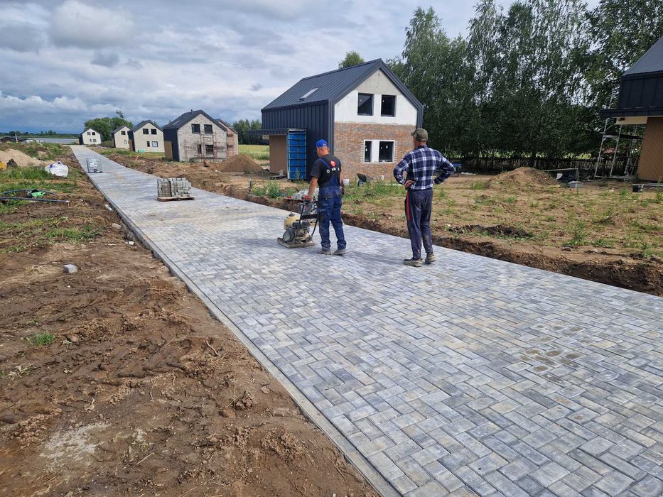 Brukarstwo, układanie kostki brukowej,budowa dróg