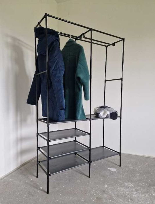 Stojący wysoki z haczykami do garderoby na ubrania przechowywanie duży